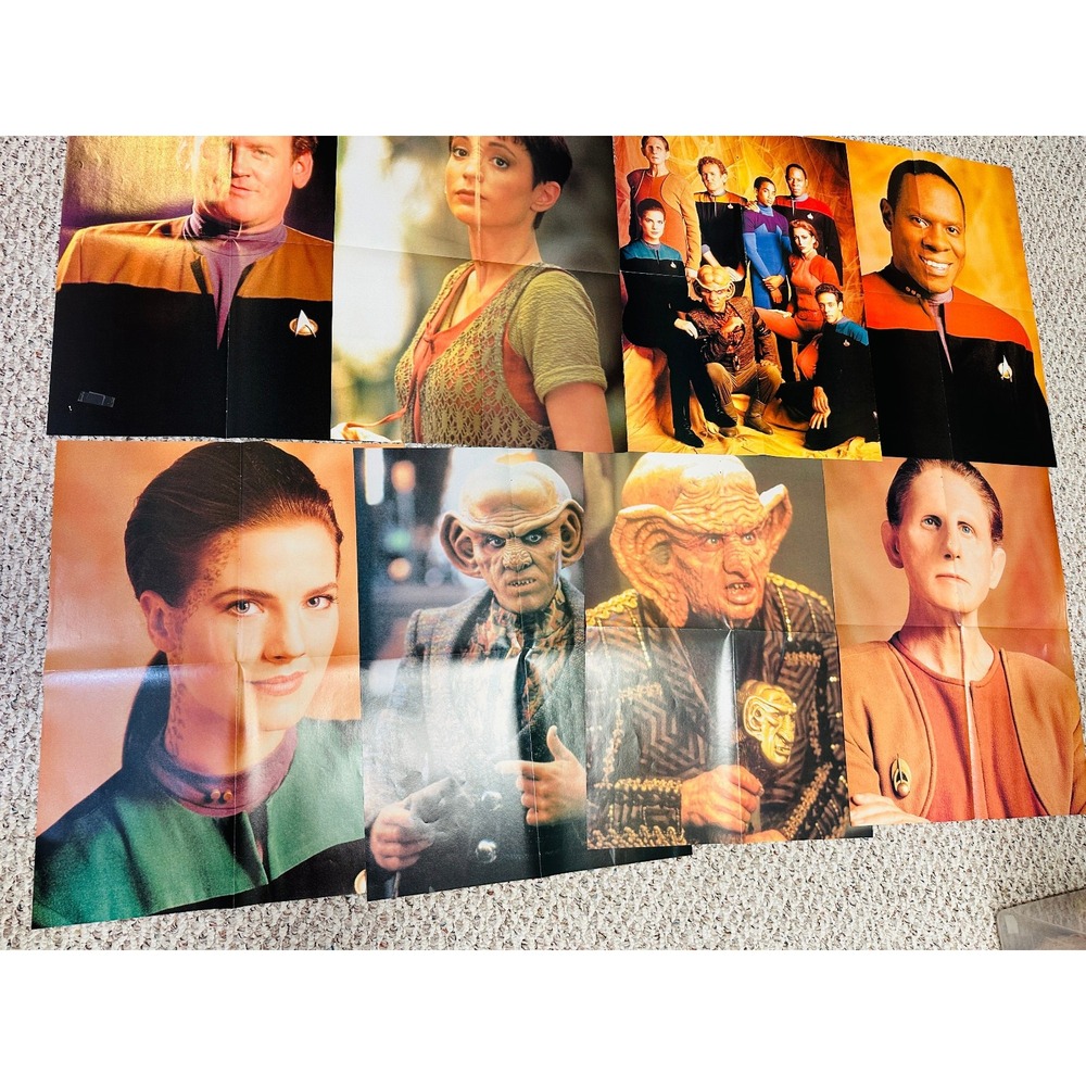 Lot of 11 Star Trek Deep Space Nine Double Sided Posters 21 X 16 Quark & More - Picture 6 of 7